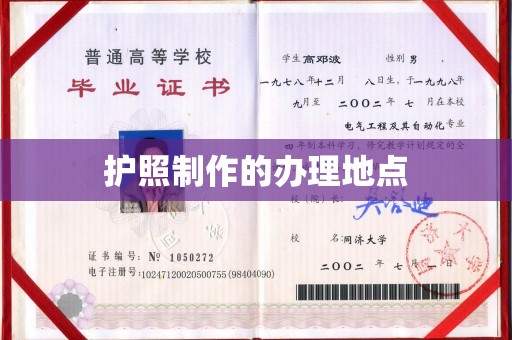 凤庆护照制作的办理地点