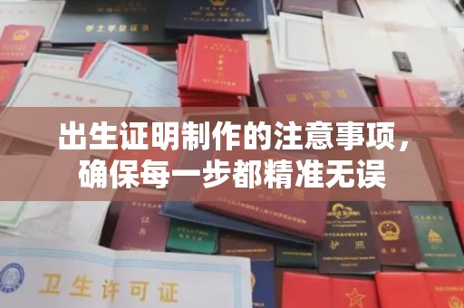凤庆出生证明制作的注意事项，确保每一步都精准无误