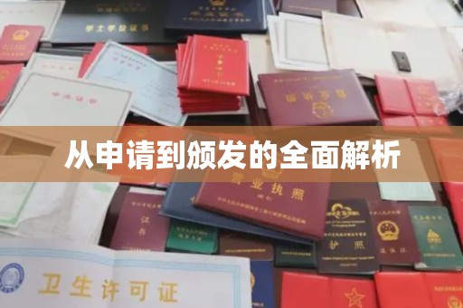 凤庆从申请到颁发的全面解析