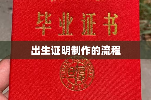 凤庆出生证明制作的流程