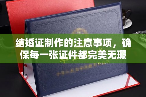 凤庆结婚证制作的注意事项，确保每一张证件都完美无瑕