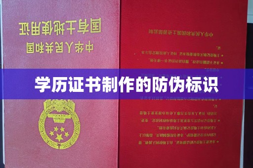 凤庆学历证书制作的防伪标识