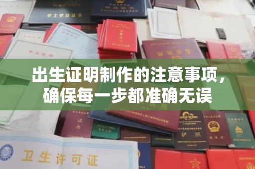 凤庆出生证明制作的注意事项，确保每一步都准确无误