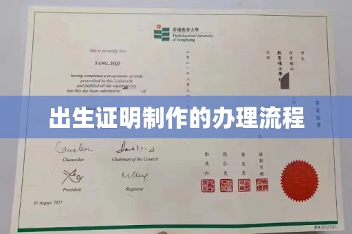 凤庆出生证明制作的办理流程